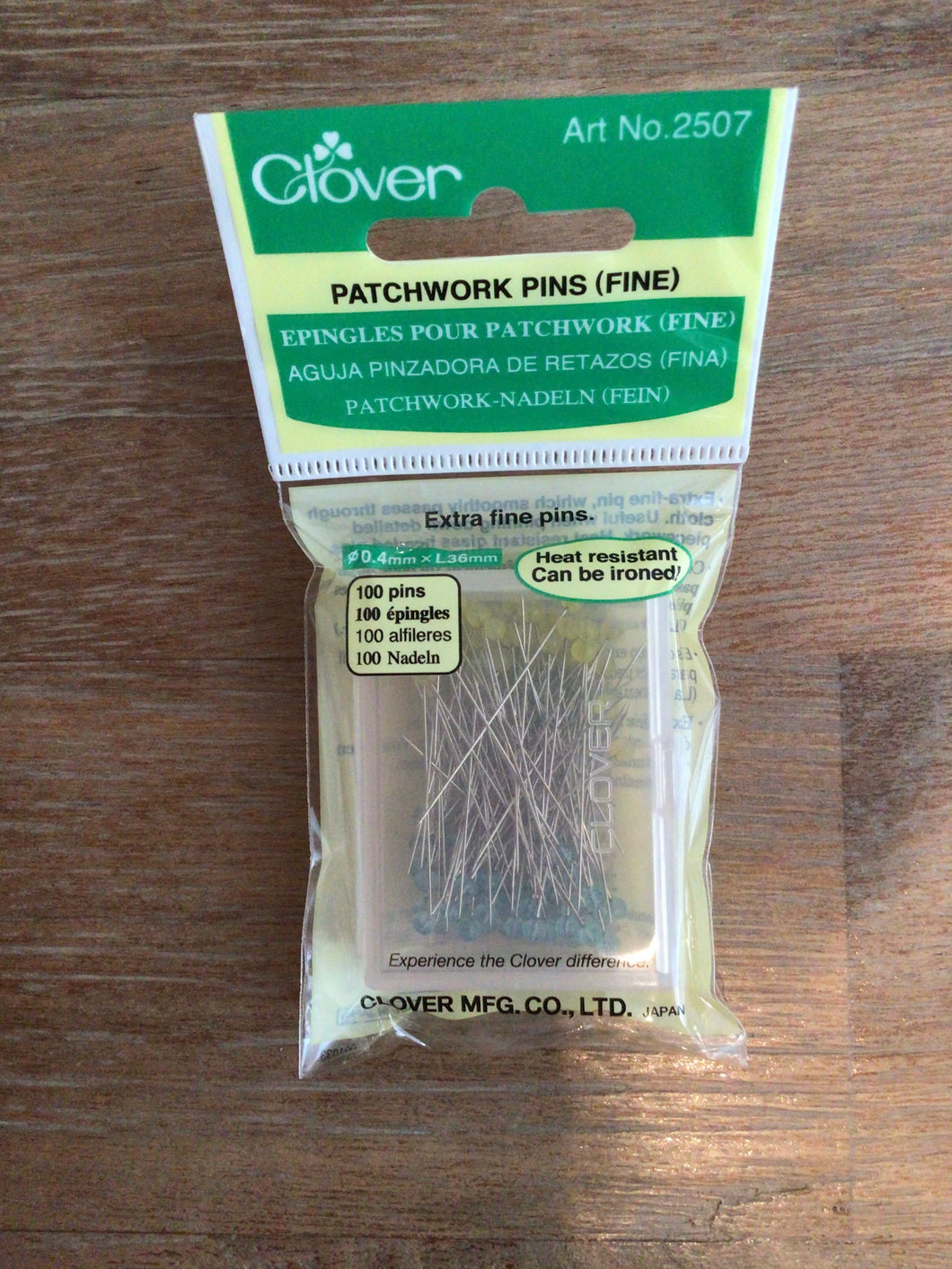 Clover 2507 Super Fine Pins